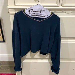 Old dad sweatshirt cropped💙💙